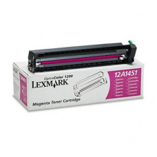 Lexmark Toner Optra Color 1200 Magenta Cartridge 12A1451 